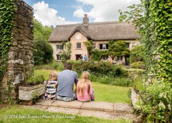 A small audience for jazz in the garden