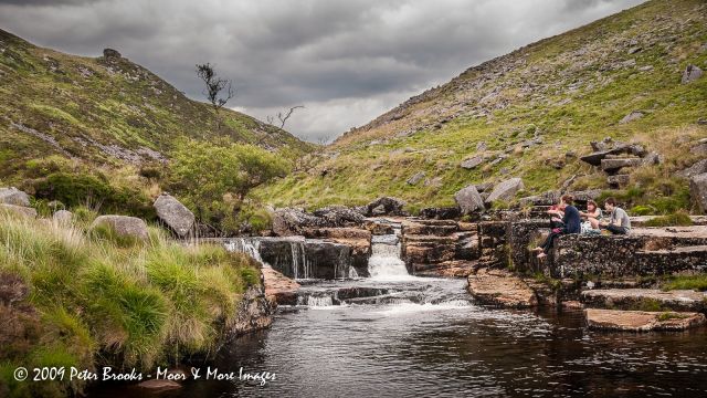 Waterfall in Tavy Cleeve