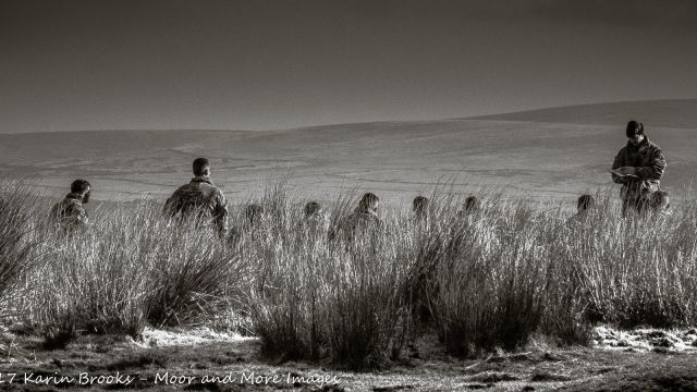 Holming Beam Army recruits training on Merrivale Range, Dartmoor
